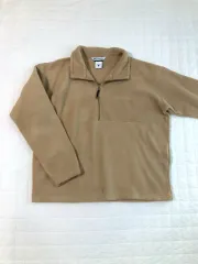 コロンビア フリース アノラック ハーフジップ ベージュ