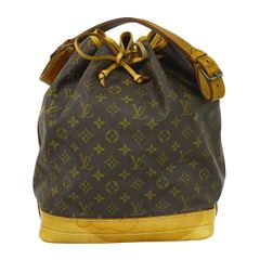 本物 ルイヴィトン LOUIS VUITTON LV ノエ モノグラム ショルダーバッグ ブラウン M42224 Noe ビトン バッグ 中古 【フォロー割】