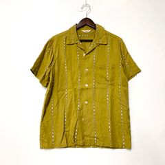 【中古品】RADIALL ラディアル 13SS DOT STRIPE SS OPEN COLLAR SHIRT ドットストライプショートスリーブオープンカラーシャツ トップス 半袖 【142-250624-ma-11-izu】