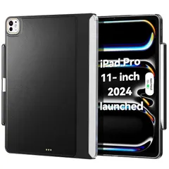 【在庫限り】Matekxy iPad Pro 11インチ ケース M4 2024専用 マジックキーボードに対応 Magic Keyboard/Smart Keyboard Folioに対応 Apple Pencilホルダー付き マグネット付き 磁気吸着 薄型軽