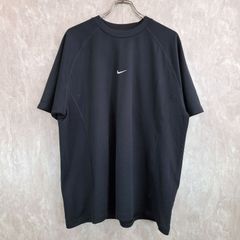 NIKE SPHERE DRY ナイキ スフィア ドライ 薄手 ブランドロゴ刺繍 ブラック　黒 XXL Tシャツ スポーツウェア