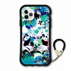 [iPhone13 Pro Max] ホラグチカヨ デザイン iPhone13 i-coronケース iPhone 15 Pro 14 Pro Max 13 12 11 スマホケース 動物 アニマル柄 アイフォン XS XR 背面保護 耐衝撃 ブルーパンダ h