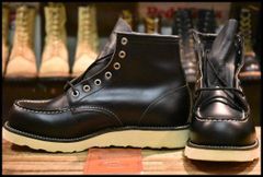 【7E DEAD 犬タグ 99年】レッドウィング 8179 アイリッシュセッター 黒 ブラッククローム モックトゥ ブーツ redwing HOPESMORE【FF468】
