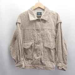 ◇ ⊇ closet ダブルクローゼット コーデュロイ 長袖 ジャケット サイズF ベージュ レディース E  【1503310011623】