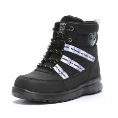 【SALE】【moonstar】NM WPJ020 BLACK ブラック ムーンスター ニーモ Ni-mo 子供靴 ジュニア  防水 抗菌防臭 ファスナー付 ＃足元キラかわメイク スノーブーツのサムネイル