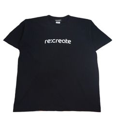 re:create S/S T-SHIRTS (REC LOGO) BLACK