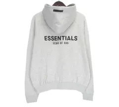 フィア オブ ゴッド エッセンシャルズ FEAR OF GOD ESSENTIALS ■ 22AW 【 Raglan Hoodie 】 バック ラバー ロゴ ラグラン フーディ パーカー w16215