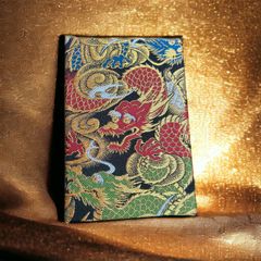 西陣織 御朱印帳 龍 カラフル