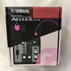 【未使用美品】YAMAHA AG03MK2【即購入可】 YAMAHA/AG03MK2 Black