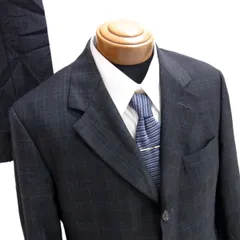 ◇Paul Smith シングルスーツ 3つ釦 チェック柄 ジャケット パンツ セットアップ ポールスミス 紳士服