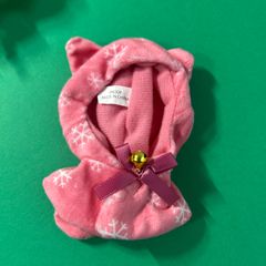 雪ねこピンク ねこさんのケープ Winterコレクション2020 ぬいぐるみ　ぬい活