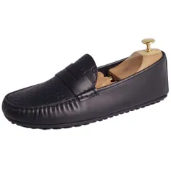 GUCCI グッチデッキシューズ美品7サイズ26センチブルー✖️茶色