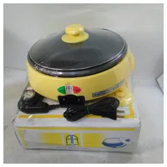 【未使用品】置き古し 丸山技研 電気グリルパン Anna Rossi AR-103 イエロー MGP-1001 