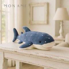エコー ホエール 11cm クジラ | モナミ ぬいぐるみ 雑貨 アート デザイン かわいい ファーストトイ ギフト プレゼント Mon Ami 正規輸入品