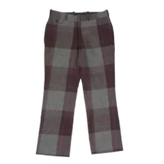 N.HOOLYWOOD エヌハリウッド 91606 ウール ナイロン チェック スラックス パンツ マルチカラー系 36【中古】のサムネイル