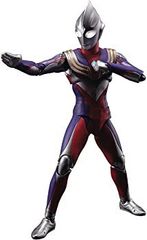 [중고] BANDAI SPIRITS SH 피규어츠 울트라맨티가 멀티 타입(진골 조각법) 약 150mm PVC&ABS&TPE제 도장이 끝난 가동 피규어