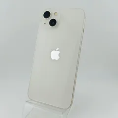 バッテリー良好 iPhone 13 128GB ホワイト SIMフリー(simロック解除済) 中古 本体 動作確認済  【最短送料無料】M-045
