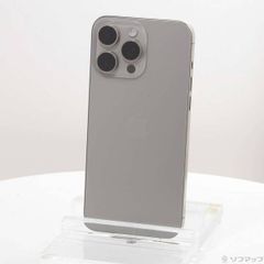 〔中古品〕 iPhone15 Pro Max 256GB ナチュラルチタニウム MU6R3J／A SIMフリー【262】