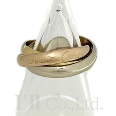 CARTIER　カルティエ　トリニティ　リング　クラシック　750YG　750WG　750PG　＃52　ブランドジュエリー　指輪　12号　K18YG　K18WG　K18PG　18金　Au750　スリーカラーゴールド　3連　三連　MM【中古】【74718】