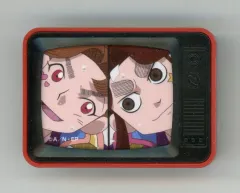 【中古】バッジ・ビンズ 田村三木ヱ門＆平滝夜叉丸 「忍たま乱太郎 トレーディングTV型スタンドバッジ」