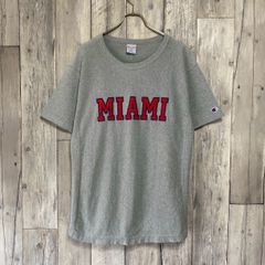 チャンピオン 半袖tシャツ USA製 マイアミ カレッジtシャツ 