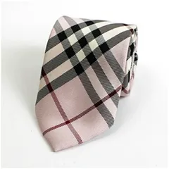 バーバリーブラックレーベル シルク ネクタイ チェック 中古 ABランク