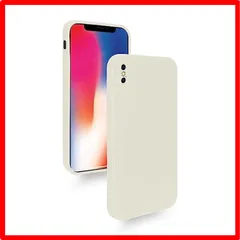 【匿名配送】 iPhone XS Max_ホワイト iPhone XS Max ケース 耐衝撃 シリコン カバー 軽量 薄型 柔軟 アイフォンXSMax スマホ