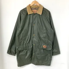 WOOLRICH ウールリッチ オイルド調ジャケット 17122 ブルゾン コート カジュアル 古着 メンズ Mサイズ カーキ アウター A15044◆のサムネイル