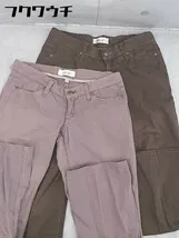 ◇ 《 HABITUAL ハビチュアル まとめ売り2点セット サイズ27&28 パンツ レディース ▽ 》  【1002802016707】