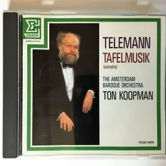 CD アムステルダム・バロック管弦楽団, トン・コープマン, モニカ・フゲット, アリソン・バリー, ク・エビンゲ, クリスピアン・スティール=パーキンス; テレマン テレマン:「ターフェル・ムジーク」より  R32E1069  /00110
