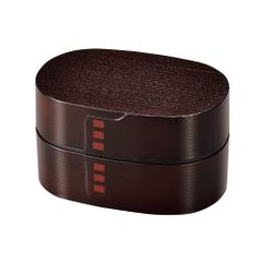 【在庫処分】ブラウン 溜 小 WAPPA 520ml わっぱ弁当箱 日本製 HAKOYA たつみや