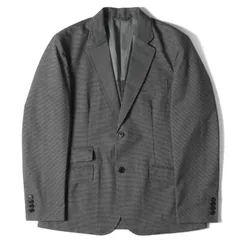 美品 Eddie Bauer エディーバウアー ジャケット ストレッチ 千鳥格子 2ボタン テーラードジャケット グレー M アウター ブレザー フォーマル ビジネス オフィス カジュアルのサムネイル