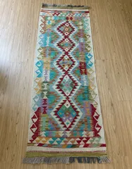 【新品未使用】バローチ絨毯 アフガニスタン産 アフガニスタン絨毯 ガズニ 約66cm x 95cm｜SATHI RUGS