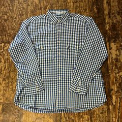 Porter Classic ポータークラシック Roll Up Shirt 長袖チェックシャツ　SIZE L
