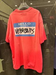 【人気商品・新品未使用】VETEMENTS ヴェトモン 半袖 tシャツ 男女兼用 3