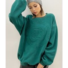【SALE】GYGYロゴBIGエンボスプルオーバー GYDA ジェイダ 072462742901 gyda レディース プルオーバー カットソー トレーナー フリーサイズ オフホワイト 黒 ブラック グリーン GYDA スウェット 新品 正規品