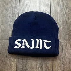 24AW SAINT MICHAEL ニットキャップ 黒 セントマイケル 24aw SAINT MICHAEL セントマイケルニットキャップ ブラック