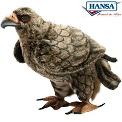 HANSA 4487 イヌワシ50 全長：50cm GOLDEN EAGLE  BH4487  ぬいぐるみ ハンサ 動物 犬 猫 鳥 うさぎ ペンギン アニマル 置物 人形 フィギュア 大きい 実物大 大型のサムネイル