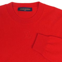 ルイヴィトン LVSE LV エンボス クルーネック 1A9FPS メンズ レッド LOUIS VUITTON【中古】 【アパレル・小物】