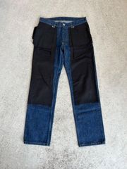 helmut lang inside out denim pants 03ss