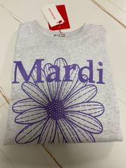 Mardi Mercredi マルディメクルディパーカー 紫の菊のロゴ