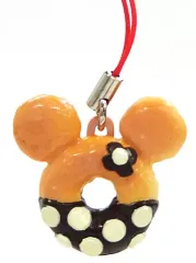 【中古】食玩 キーホルダー 14.ミニー(シュガー＆チョコ) 「ディズニーキャラクター ドーナツマスコット」