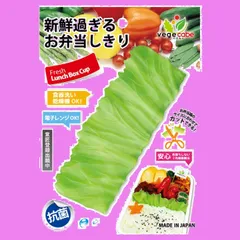 【人気商品】グリーン 約131×50×22㎜ G-レタス 抗菌ベジカベ シンカテック