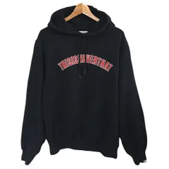 古着 thisisneverthat ディスイズネバーザット パーカー フーディー スウェット 刺繍ロゴ パッチ ブラック M 259-27