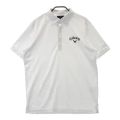 サイズ：L CALLAWAY キャロウェイ  半袖ポロシャツ ボタンダウン  ホワイト系 [240101486502] ゴルフウェア メンズ ストスト
