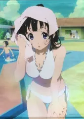 【中古】タペストリー 千反田える(四) B2タペストリー 「くじ引き堂 氷菓 TVアニメ10周年記念くじ おかわり」 S-4賞のサムネイル