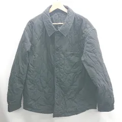 ◇ ⊇ GU オニオンキルト 中綿 長袖 ジャケット サイズXL ブラック メンズ E  【1410100056743】