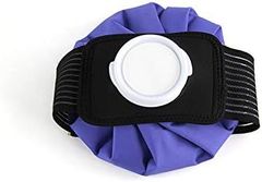 HYWRFD アイシング セット アイスバッグ ストラップ 氷嚢 サポート付き 冷温両用 結露なし 水漏れ防止 大口径 繰り返し利用 熱中症対策 膝用 足首（ブルー、9in）