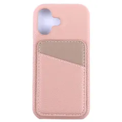 iPhone17 ケース カード収納 レザー ケース 【Color】ピンク