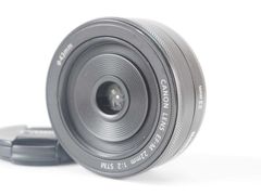 キャノン Canon EF-M 22mm f/2 STM Lens for EOS M EF-M Mount Black [美品] #Z5075A